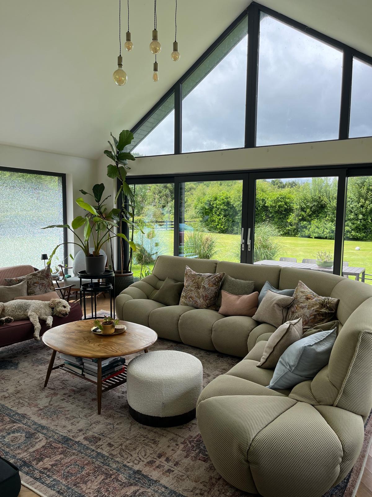 A bright, freshly cleaned living room in a Kerry home
